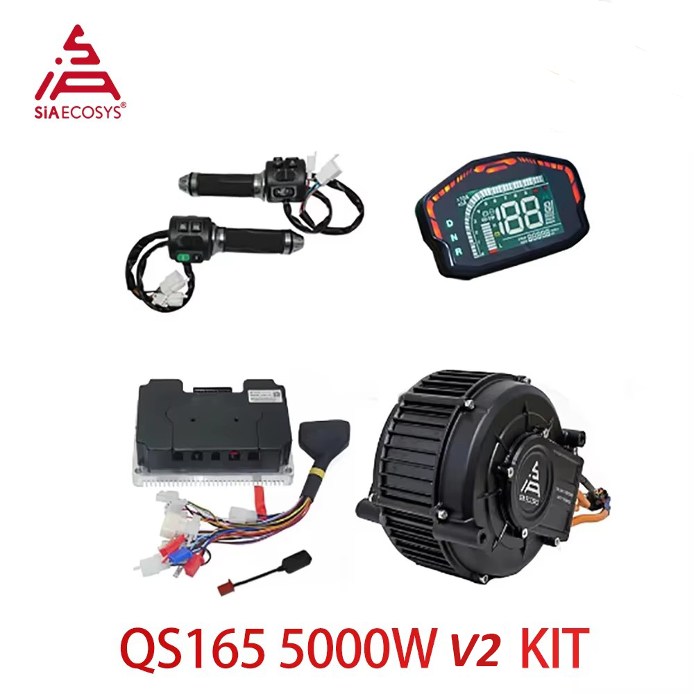 QS165 V2 5000 Вт 72 В комплект – обзор и цена Ev Electric Motor Conversion Kit Car