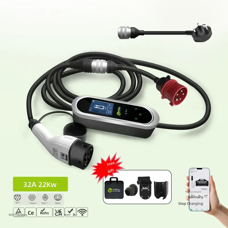 Портативная зарядная станция п – обзор и цена Ev Charger Type 2 22Kw 32A 3 Phase