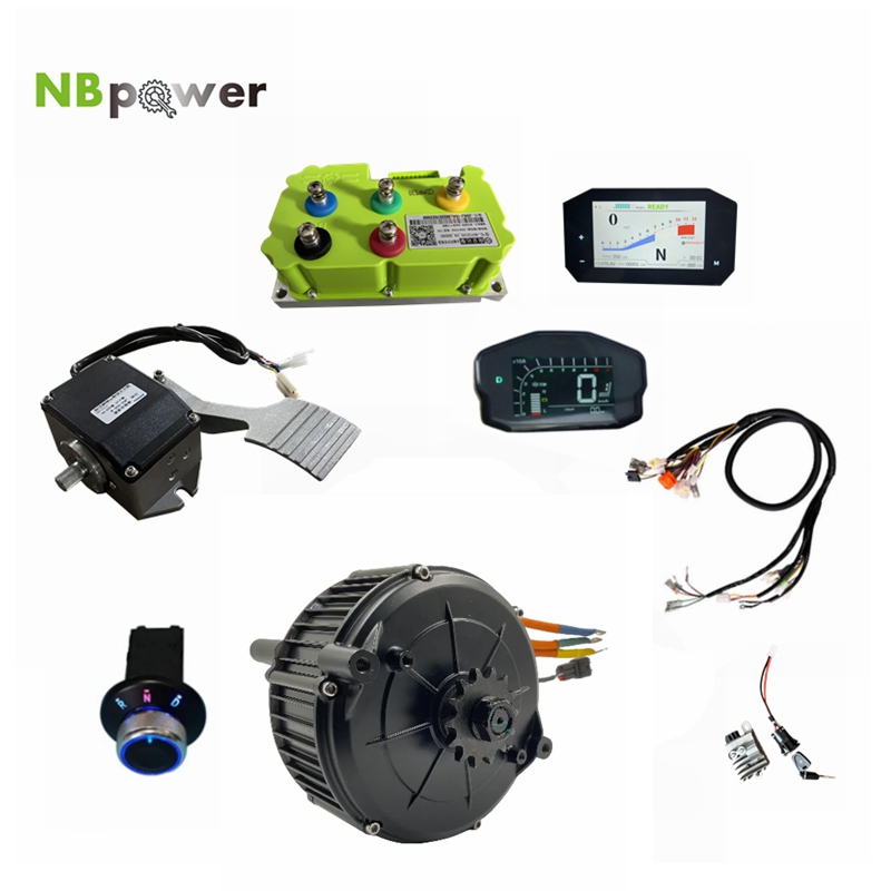 Комплект мотор-колеса QSMOTOR – обзор и цена Mid Drive Motor Kit 72V 5000W