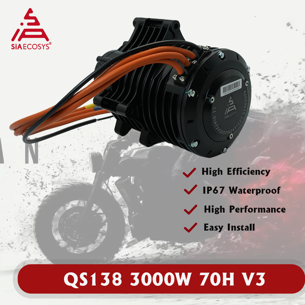 QSMOTOR QS138 70H V3 3000W 750 – обзор и цена Fardriver Nd72850 Controller
