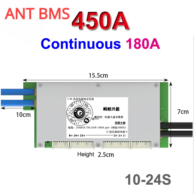 Умная плата защиты Ant Smart B – обзор и цена Smart Bms 24S 200A Bluetooth Lifepo4