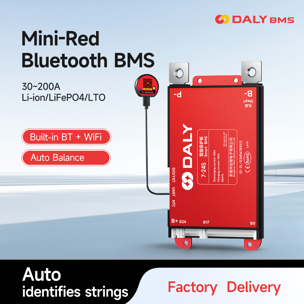 Daly Smart BMS 30A 40A 60A 80A – обзор и цена Smart Bms 24S 200A Bluetooth Lifepo4