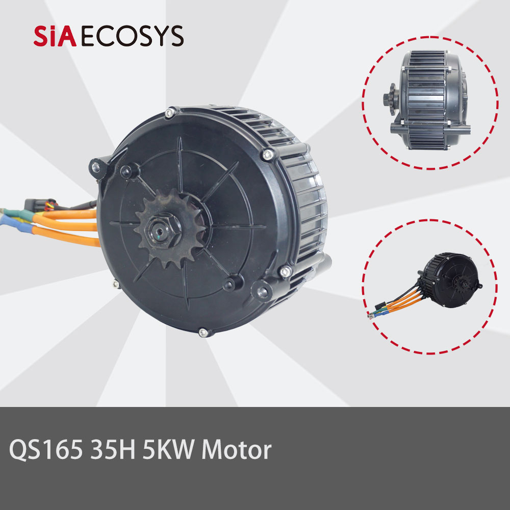 QSMOTOR QS165 5000 Вт 35H PMSM – обзор и цена Fardriver Nd72850 Controller