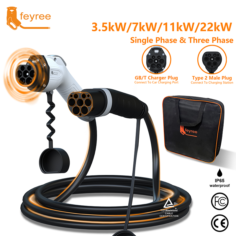 Кабель для зарядки электромоби – обзор и цена Ev Charger Type 2 22Kw 32A 3 Phase